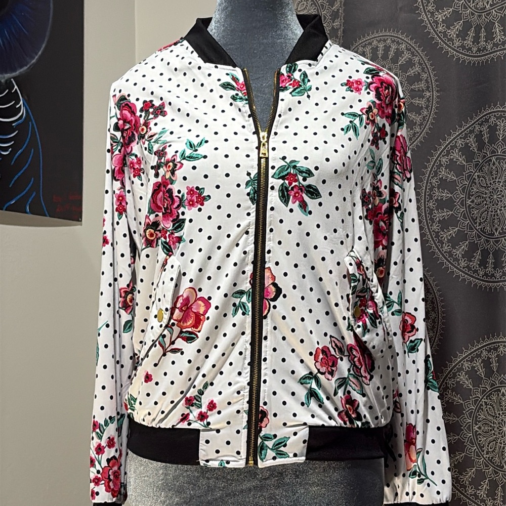 Robert Louis Floral & Polka Dot Jacket
